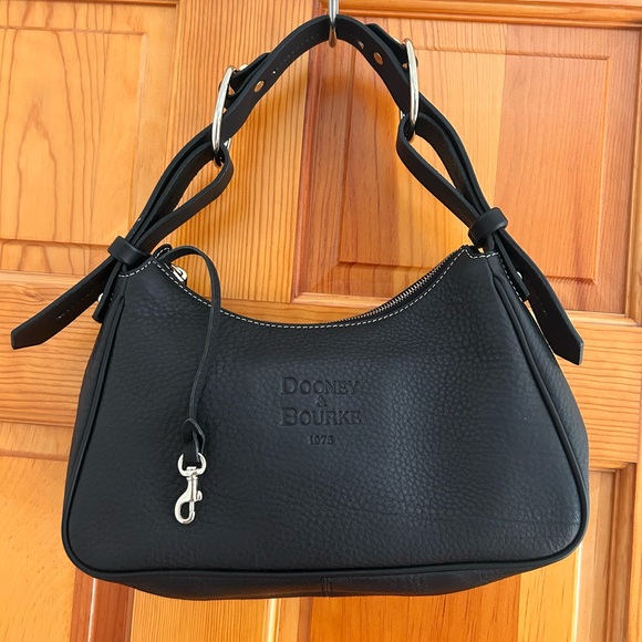 Dooney & Bourke Medium Hobo Shoulder Black Bag - Picture 1 of 8